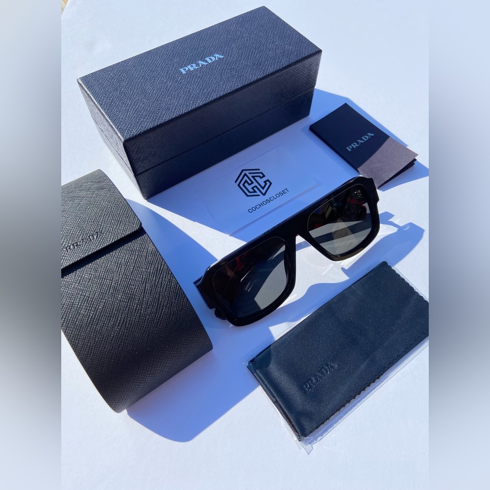PRADA PR22YS SUNGLASSES MEN BOLD TRENDY BLACK MENS